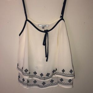 Papaya cropped tank top blouse